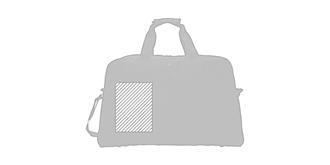 Sac de sport avec ouverture type valise Dopro - impression avant coté gauche
