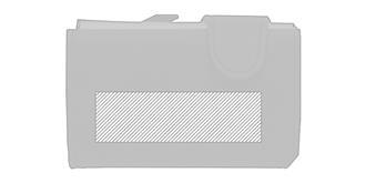 Porte-cartes anti RFID en aluminium/PU Floart - A l'avant