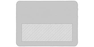 Porte-cartes en liège naturel avec protection Clia - Impression Bas