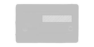 Porte-cartes multifonction en PU original Corrie - A l'avant