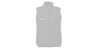 Bodywarmer matelassé homme ou femme Douillette - Marquage poitrine droite