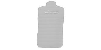 Bodywarmer matelassé homme ou femme Douillette - Marquage Verso