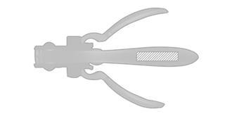 Tire-bouchon à levier exécutive en aluminium Fork - Impression Haut