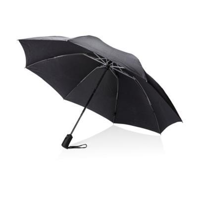 OBG.PUB - Parapluie réversible et pliable 23'' Coraboa Noir Parapluie réversible et pliable 23'' Coraboa Noir