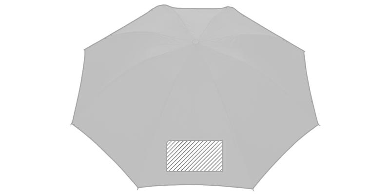 OBG.PUB - Parapluie réversible et pliable 23'' Coraboa - Impression 1er pan du parapluie Parapluie réversible et pliable 23'' Coraboa - Impression 1er pan du parapluie
