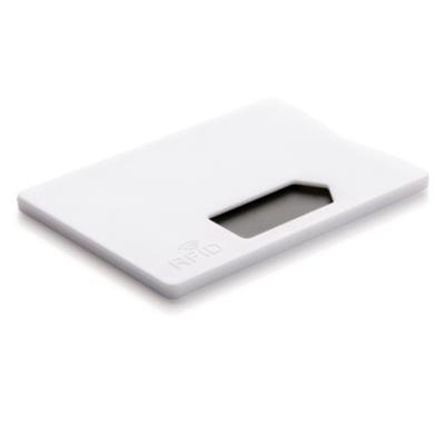 Porte-carte anti RFID en aluminium résistant Rucou Blanc