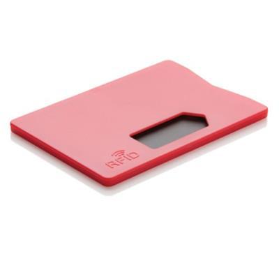 Porte-carte anti RFID en aluminium résistant Rucou Rouge