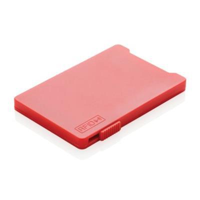 Porte-cartes anti RFID sécuritaire Laro Rouge