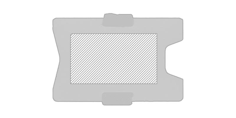 OBG.PUB - Portefeuille minimaliste anti RFID Ceramba - Marquage Verso Portefeuille minimaliste anti RFID Ceramba - Marquage Verso