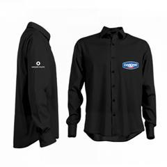 OBG PUB - Chemise manches longues popeline homme ou femme