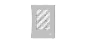 Etui passeport anti RFID en simili cuir Haston - Marquage Recto