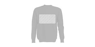 Sweat-shirt unisexe col rond Pullover - Marquage Recto