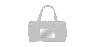 Sac de voyage en matière toile naturelle Mayse - Marquage Recto