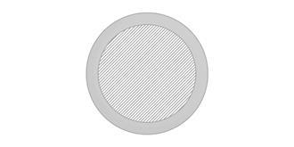 Conteneur à aliments de 500 ml en acier Gaors - Impression Haut