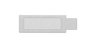 Clé USB en carton recyclé étui liège - Marquage Verso