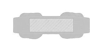 Casque audio Bluetooth en ABS pliable Taoraah - Impression Haut