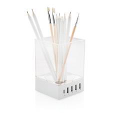 OBG.PUB - Porte-crayon en matière ABS avec chargeur USB Porte-crayon en matière ABS avec chargeur USB