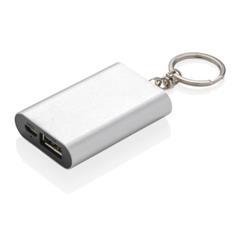 OBG PUB - Porte-clés powerbank de 1000mAh en aluminium Oria