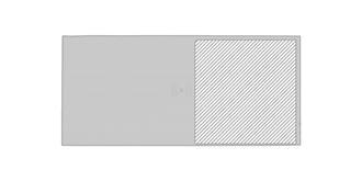 Réveil en bambou avec chargeur sans fil 5W Hazus - impression en haut à droite