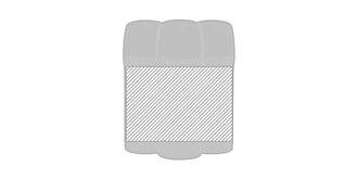 Mug à verrouillage facile métallique en acier Vis - Marquage autour