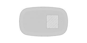 Boîte de stérilisation avec chargeur Reyna - impression en haut à droite