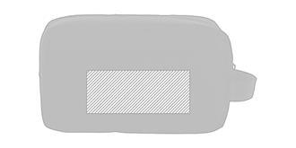 Trousse de toilette en PET recyclé Syerus - Marquage Verso