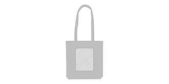 Tote bag original en coton recyclé Huloinse - Marquage Recto