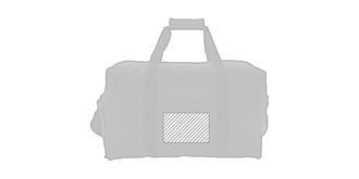 Sac week-end au PU doux design minimaliste Ocir - Marquage Recto