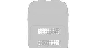 Sac à dos isotherme en PET recyclé résistant Wyale - Marquage Recto