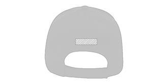 Casquette 5 panneaux en coton recyclé 190gr Oark - Marquage Verso