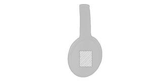 Casque audio pliable en plastique ABS Tarony - Impression Gauche