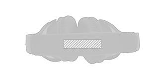 Casque audio pliable en plastique ABS Tarony - Impression Haut