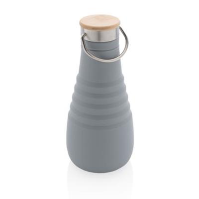 Bouteille en silicone pliable étanche Sarues Gris