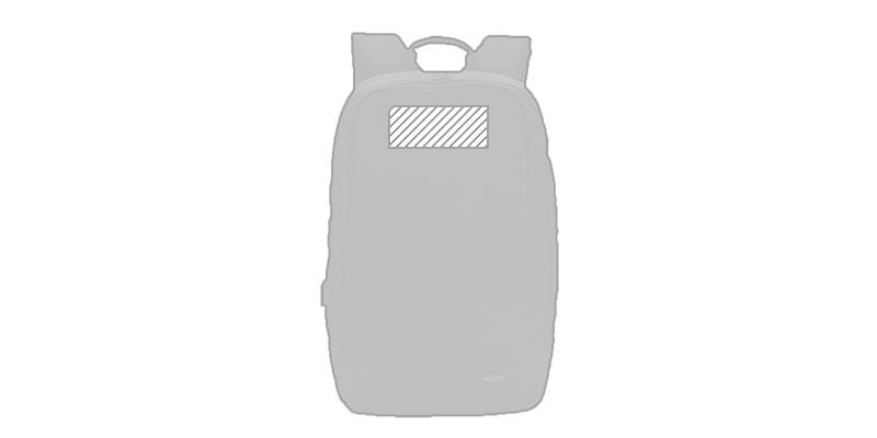 OBG.PUB - Sac à dos en polyester pour ordinateur 15" Tako - Impression avant en haut Sac à dos en polyester pour ordinateur 15" Tako - Impression avant en haut