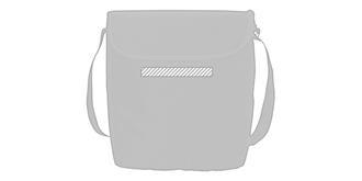 Sac isotherme moyen compacte et large Triskar - Impression avant en haut