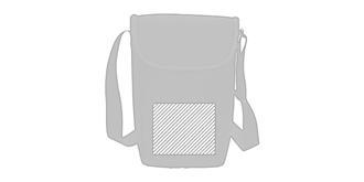 Sac isotherme robuste en polyester Coustoun - Impression Bas