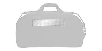 Sac de voyage en polyester durable Kero - Impression avant en haut