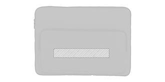 Housse pour ordinateur 15,6" en rPET Horvain - Impression Bas