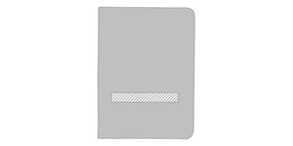 Conférencier A4 zippé Impact en rPET Riach - Impression Bas