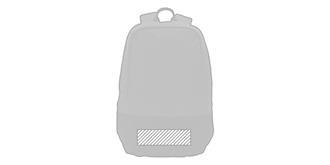 Sac à dos antivol en polyester Jazyes - Impression avant en bas