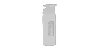 Bouteille de 700ml en tritan verrouillable Chorios - Marquage Recto