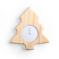 OBG PUB - Bougie de noël sapin élégant en bois Deramye