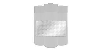 Mug en acier inoxydable décoré en bambou Bogoto - Marquage autour