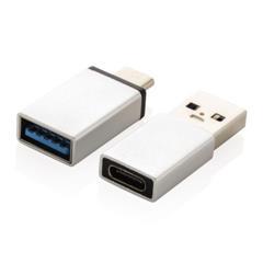OBG.PUB - Set d'adaptateurs USB A et USB C en aluminium Gata Set d'adaptateurs USB A et USB C en aluminium Gata