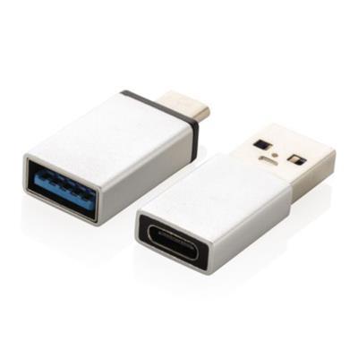 OBG.PUB - Set d'adaptateurs USB A et USB C en aluminium Gata Set d'adaptateurs USB A et USB C en aluminium Gata