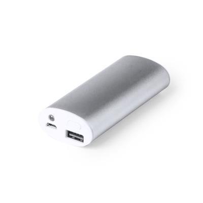 Power-bank haute capacité en aluminium Cufony Argent