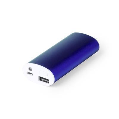 Power-bank haute capacité en aluminium Cufony Bleu