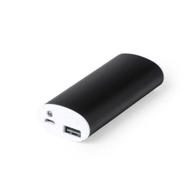 Power-bank haute capacité en aluminium Cufony Noir