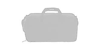 Sac weekend en PU grand compartiment Binkus - Impression sur sangle