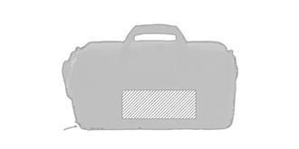 Sac weekend en PU grand compartiment Binkus - Marquage Verso